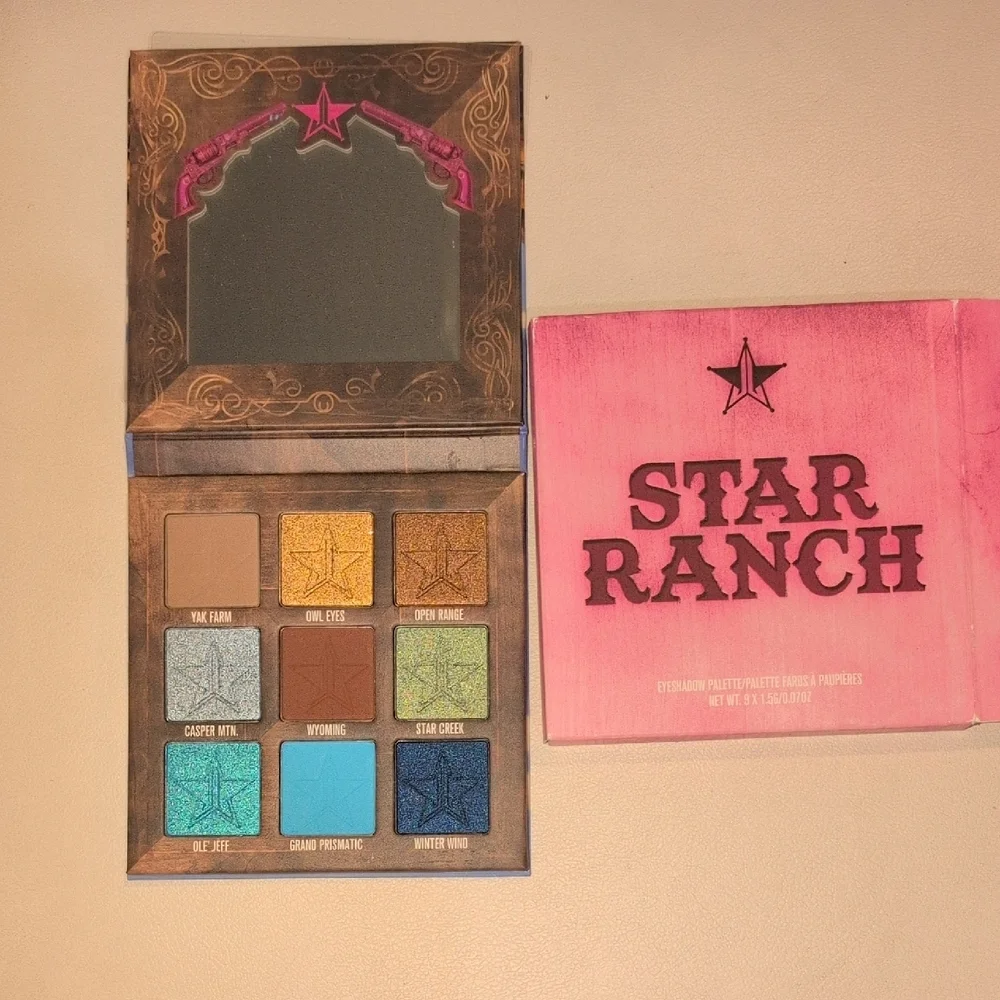 Jeffrey Star Pink Eyeshadow Palette New